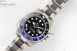 1218 Sleek GMT-Master II 126710 BLNR Blue Black Ceramic Clean Factory Best Edition on Oyster Bracelet DD3285 CHS 1990